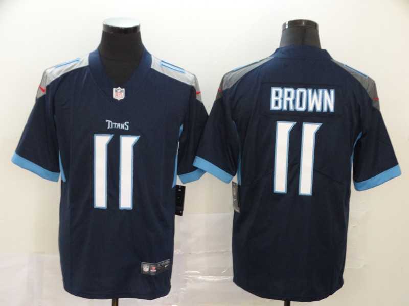 Nike Titans 11 A.J. Brown Navy Vapor Untouchable Limited Jersey,We sell and wholesale Nike Titans 11 A.J. Brown Navy Vapor Untouchable Limited Jersey on line form chian!